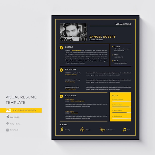 Visual Resume Template