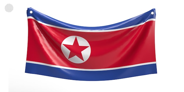 Vlag KOREA NOORD