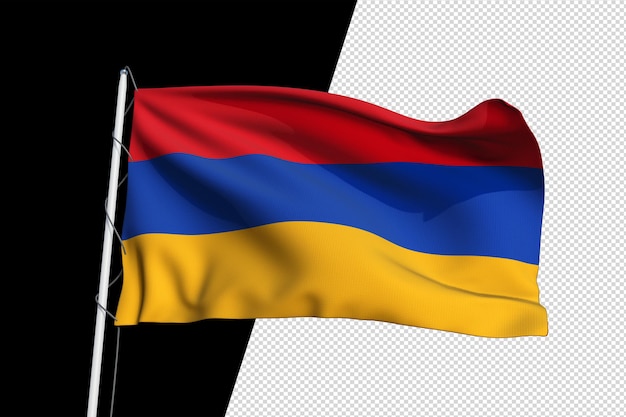 Vlag van Armenië Isoleerd transparant png