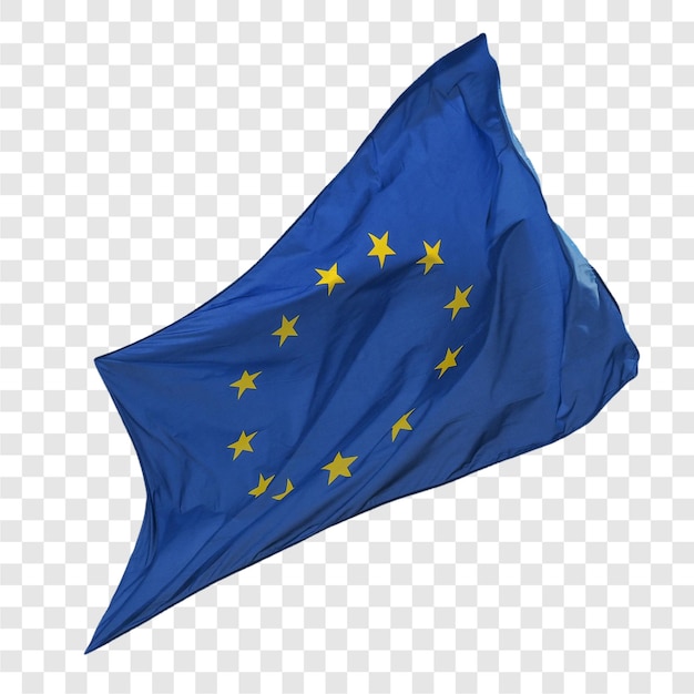 Vlag van de Europese Unie EU transparant