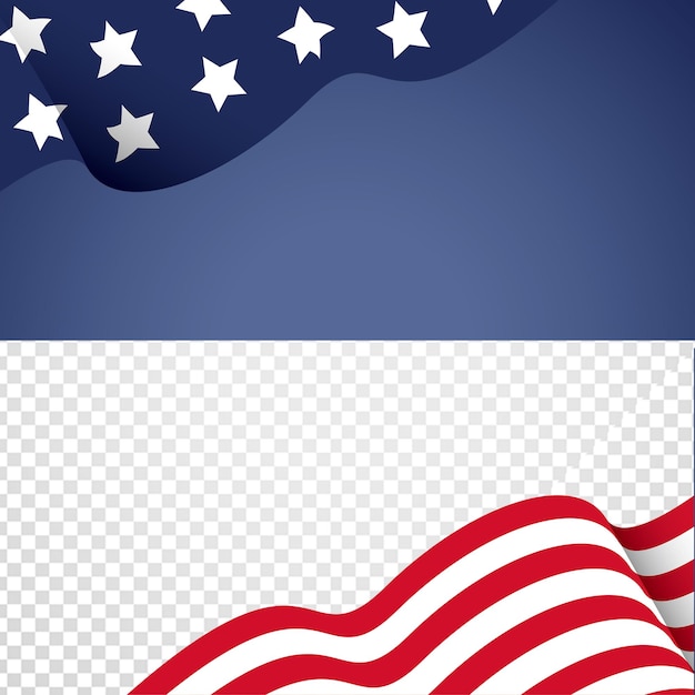 Vlag van de Onafhankelijkheidsdag van de Verenigde Staten