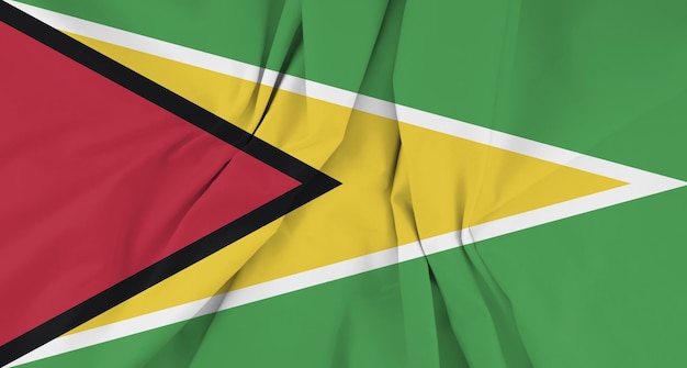 PSD vlag van guyana