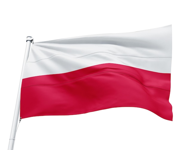 PSD vlag van het land polen