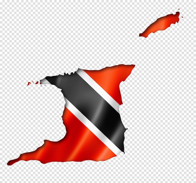 PSD vlag van trinidad en tobago
