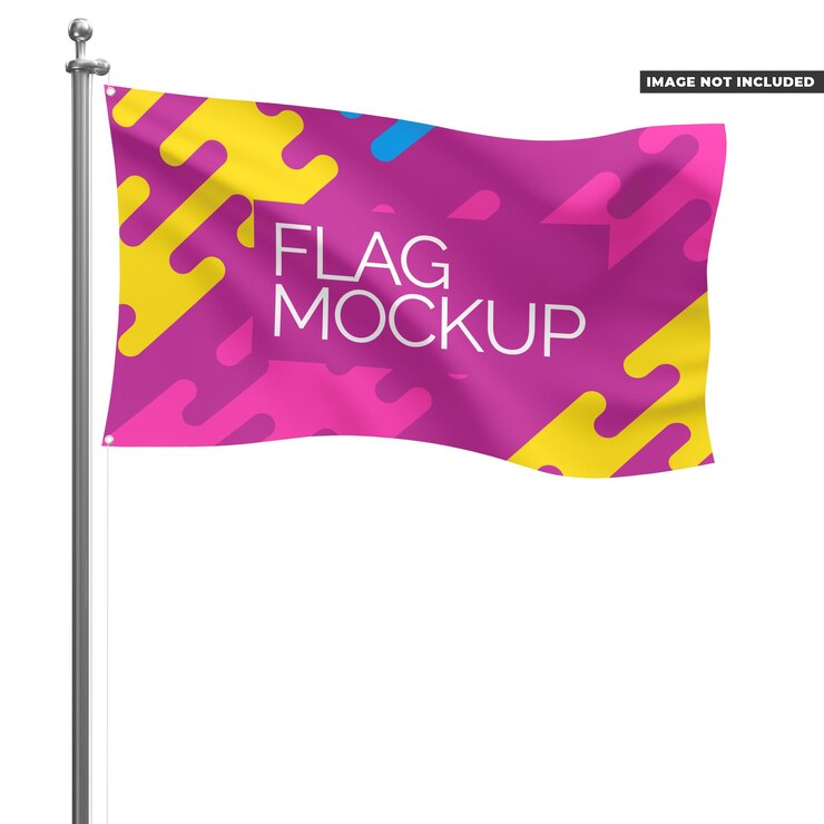 PSD vlaggenmockup
