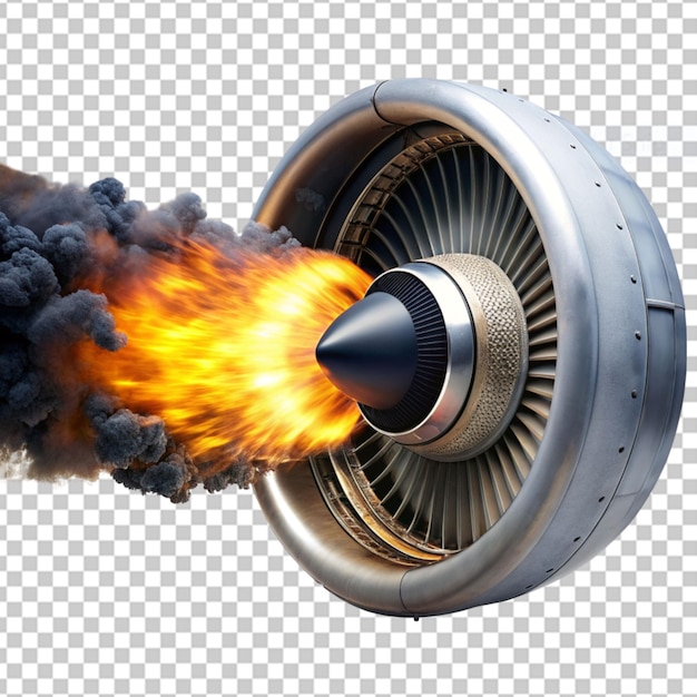 PSD vliegtuig met exploderende luchtmotoren uhd png