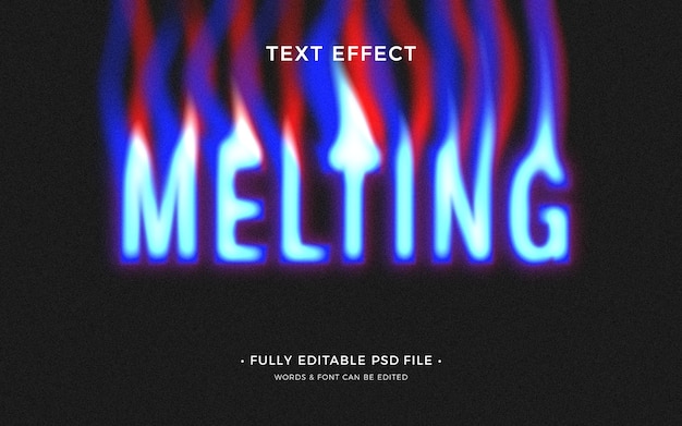 Vloeibaar glitch-teksteffect