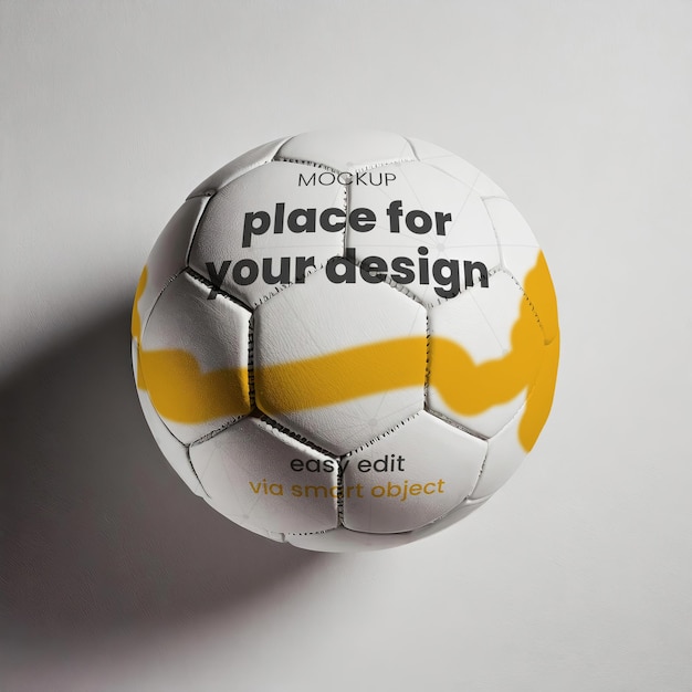 PSD voetbalbal mockup 05