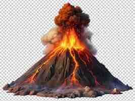 PSD eruzione del vulcano