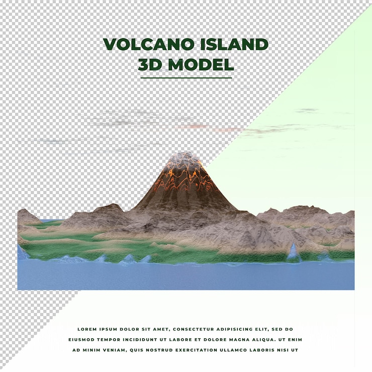 PSD 火山島 (英語:vulcan island) 是一個火山島.