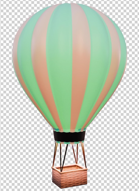 Volledig transparante 3D-luchtballon