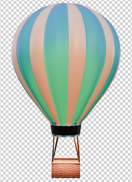 Volledig transparante 3D-luchtballon