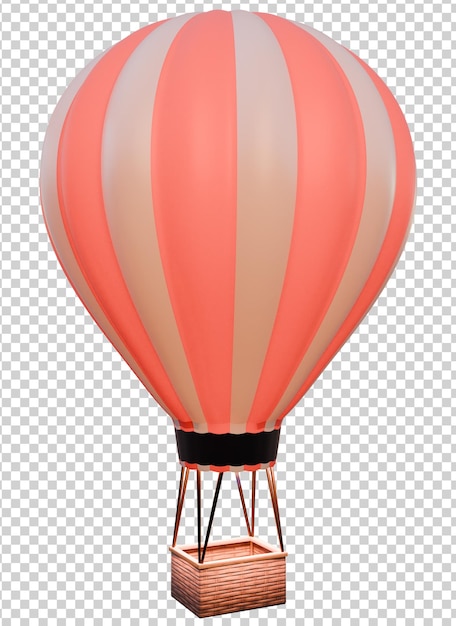 Volledig transparante 3D-luchtballon