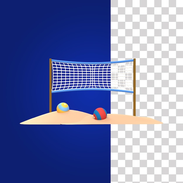 Volleyball 3d illustratie