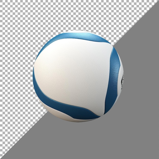 Volleyball against transparent background ai generated