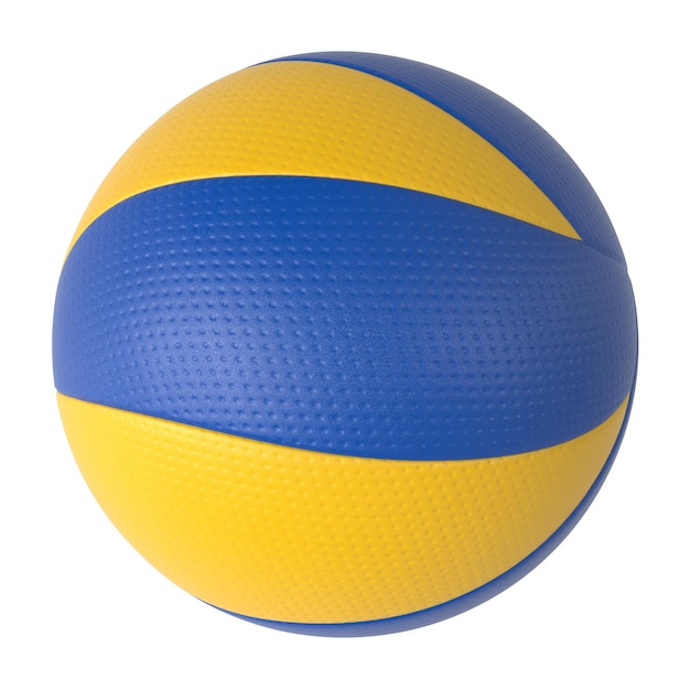 PSD volleyball ball isolated transparent background 3d rendering