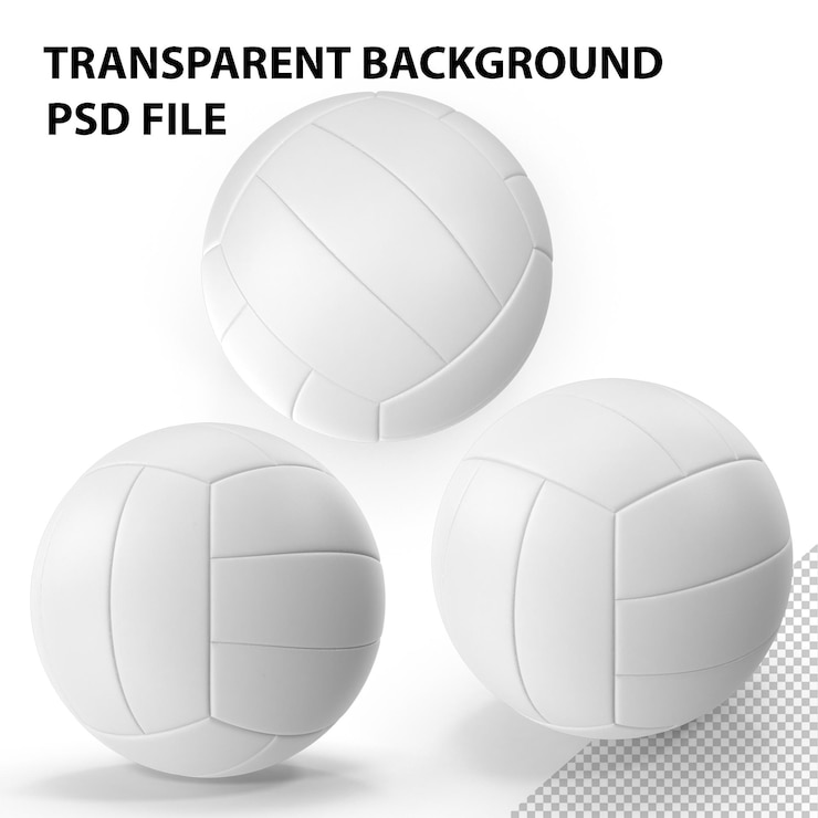 PSD volleyball ball png