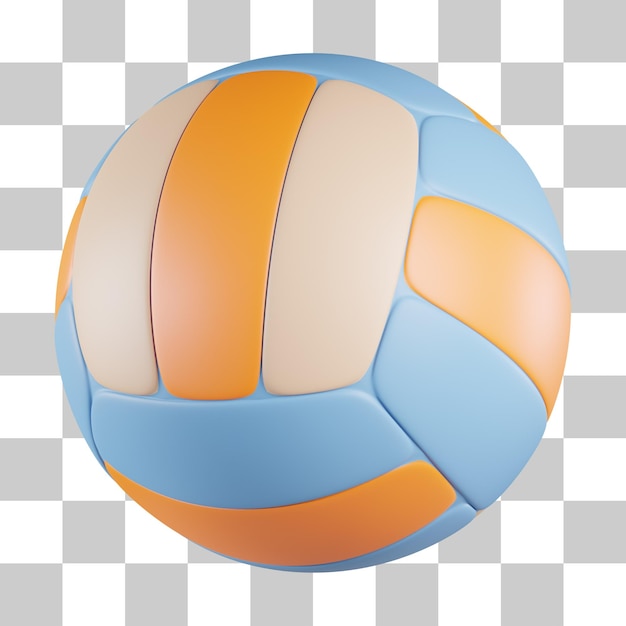 PSD volleyball sport equipment 3d icon