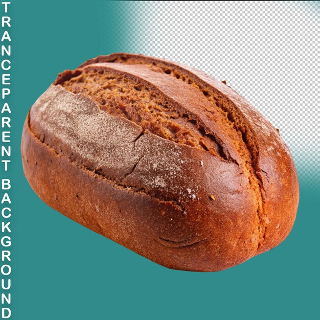 Vollkornbrot brown bread isolated on transparent background