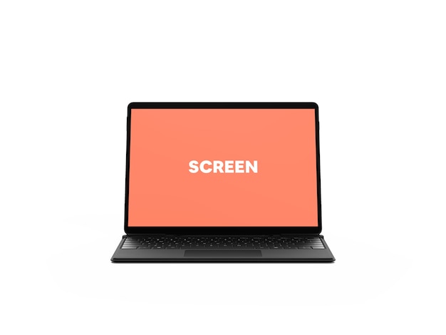 Vooraanzicht Laptop Mockup