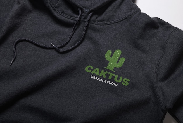 Vooraanzicht van hoodie mockup ontwerp geïsoleerd