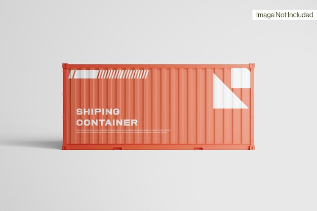Voorbeeld van een scheepvaartcontainer