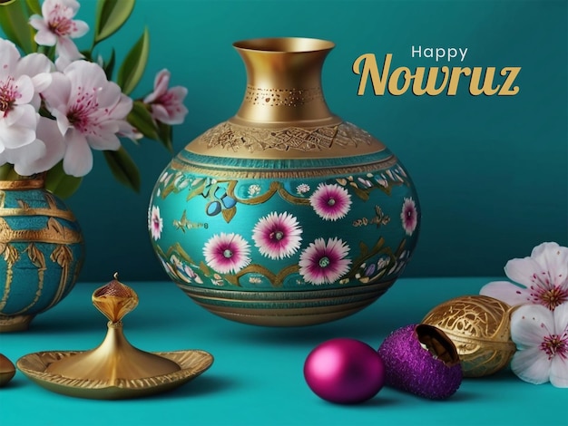 Voorbeeld van het ontwerp van de banner van de dag van Nowruz