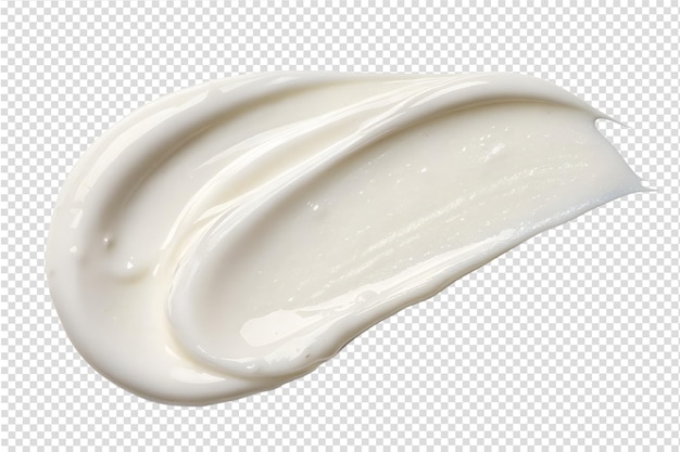 Voorbeeld van witte crème die perfect is voor huidverzorging en promotie van cosmetische producten