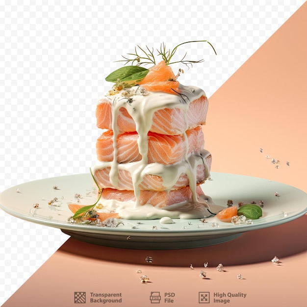 voorgerecht gemaakt met zalm