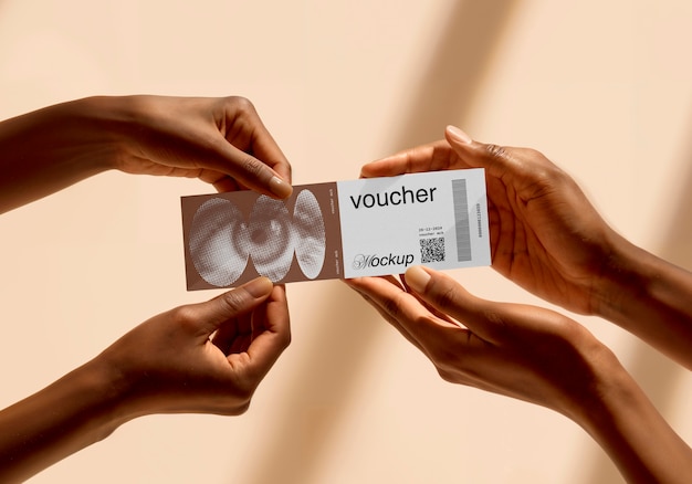 voucher mockup