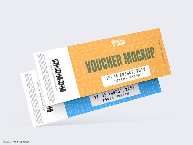 Voucher Ticket Mockup