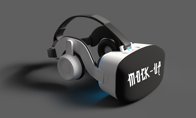 VR-bril geïsoleerd op grijs
