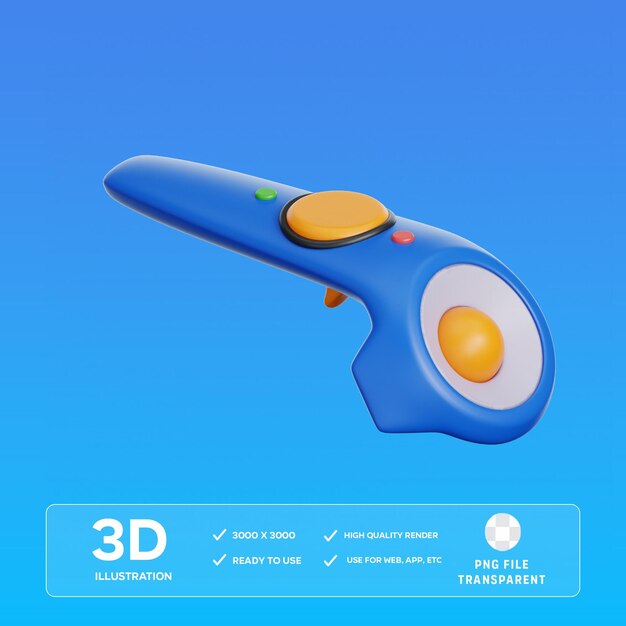 VR Controller 3D Illustration