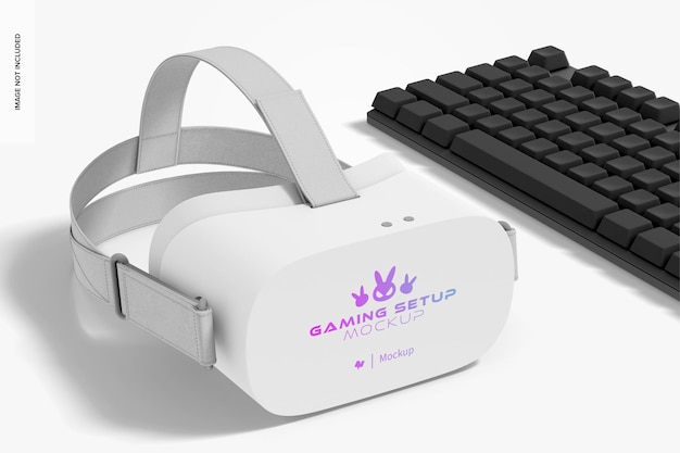 VR Glasses Mockup Perspective