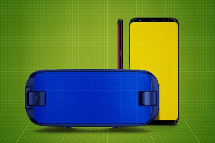 PSD vr &mobile mockup
