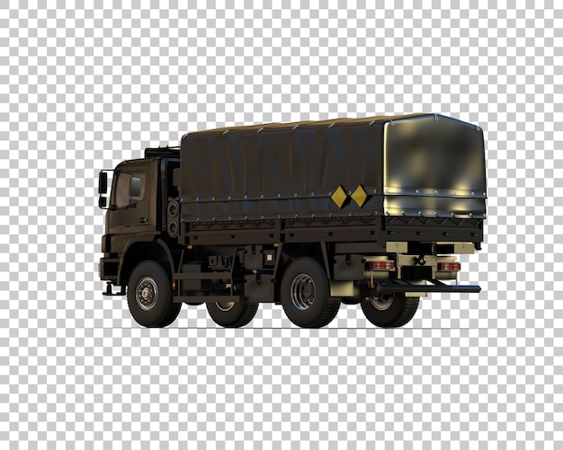 Vrachtwagen geïsoleerd op de achtergrond 3D-rendering illustratie