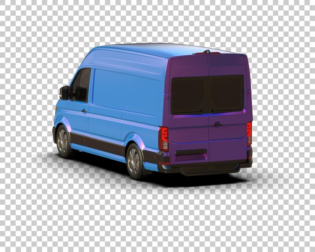 PSD vrachtwagen geïsoleerd op de achtergrond 3d-rendering illustratie