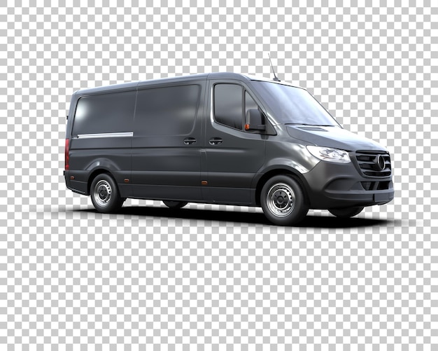 PSD vrachtwagen geïsoleerd op de achtergrond 3d-rendering illustratie