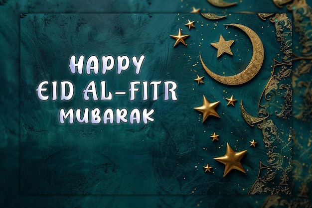 Vrolijk eid al-fitr eid mubarak