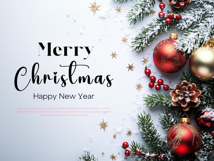 PSD vrolijk kerstfeest.