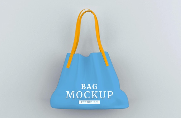 Vrouw handtas mockup voor uw branding