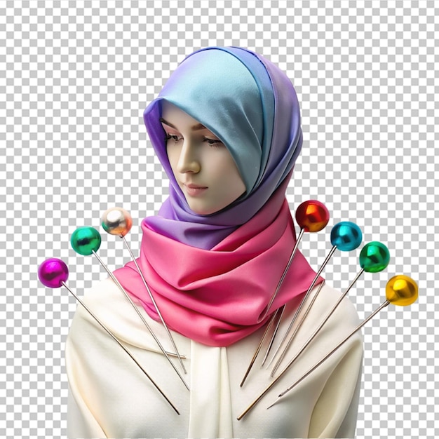 PSD vrouw met hijab