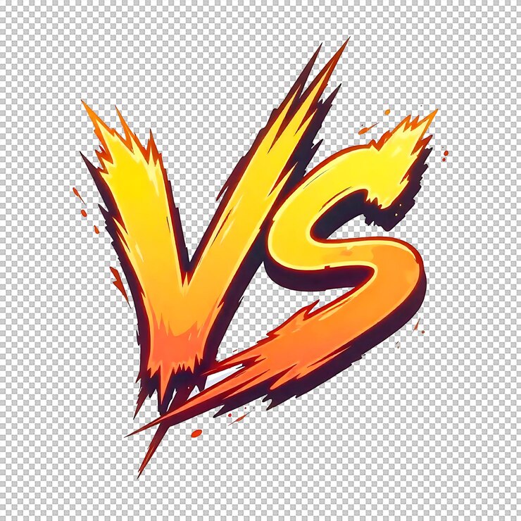 PSD vs litery pomarańczowe i żółte ciosy pędzla graffiti styl typografia czarna linia pionowa