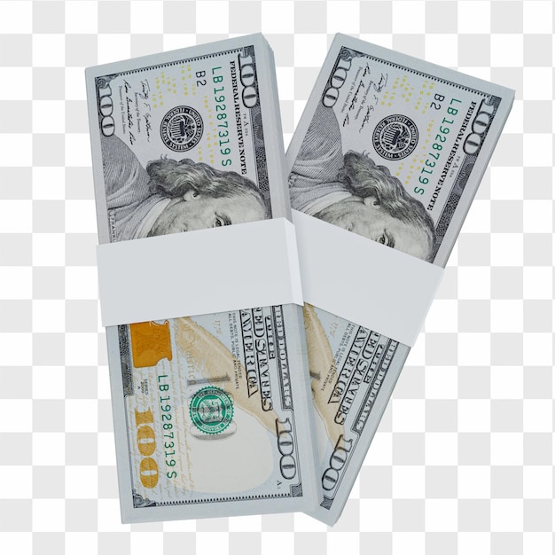 Vs-valuta dollar 100: stapel amerikaanse dollar vs-bankbiljet