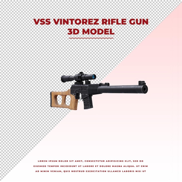 VSS Vintorez rifle gun