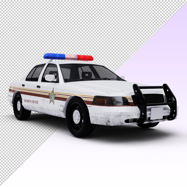 PSD vuile sheriffauto