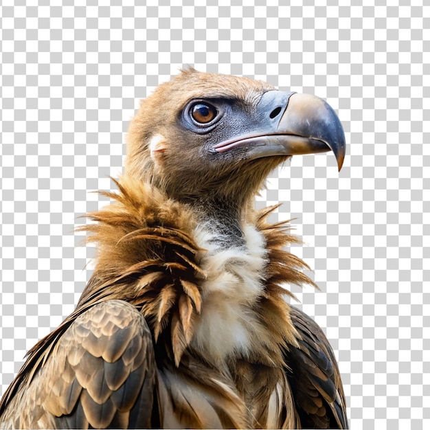 PSD avvoltoio isolato su uno sfondo trasparente