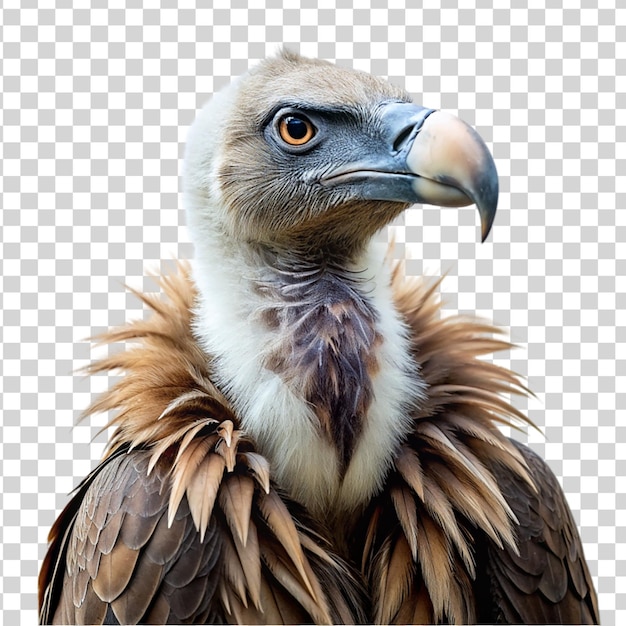 Avvoltoio isolato su uno sfondo trasparente
