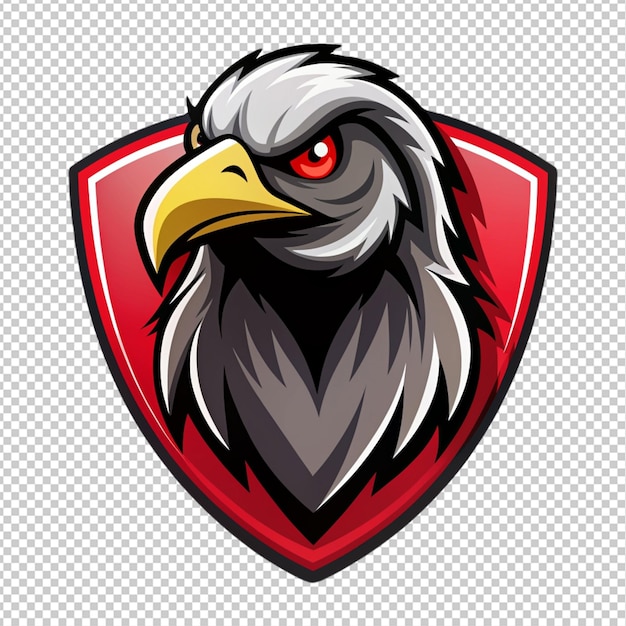 Vulture logo on transparent background