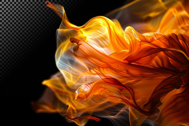 Vuurige abstracte wervel